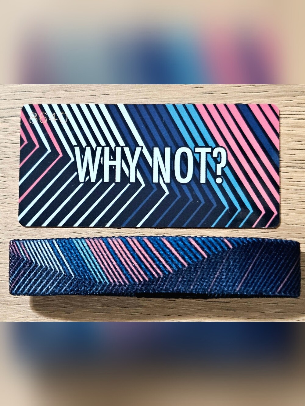 ZOX "WHY NOT?" #8640 COLLECTIBLE SOLD OUT NEW MEDIUM WRISTBAND